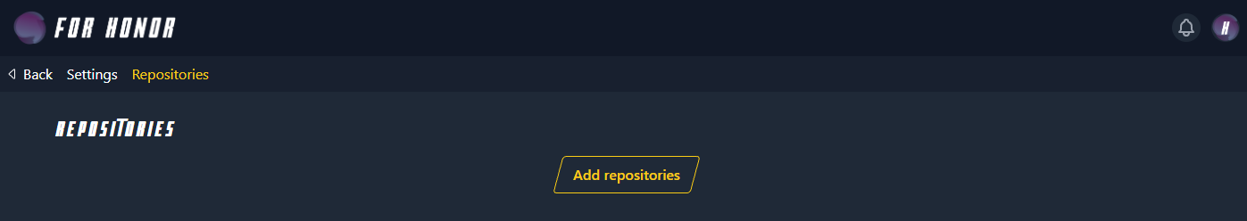 adventure settings / Repositories